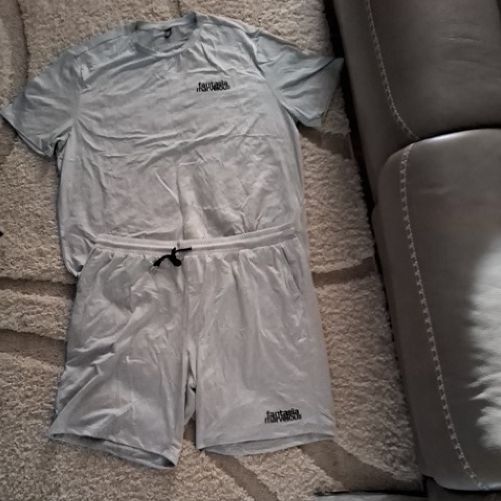 NFINITY Light Gray Crewneck Tee